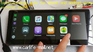 10 25 inch android RHD C w204 ntg4 x screen gps carplay can be added [upl. by Eednam770]