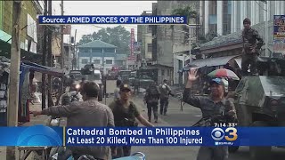 At Least 20 Killed In Philippines Cathedral Bombing [upl. by Macdougall]