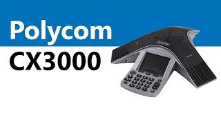 The Polycom CX3000 IP Conference Phone  Product Overview [upl. by Reynard]