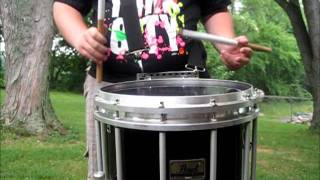 Military Style Snare Cadence [upl. by Idnaj]