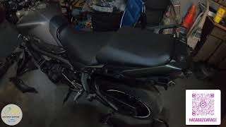 2015 Yamaha FJ09 Front Seat Removal [upl. by Dion967]