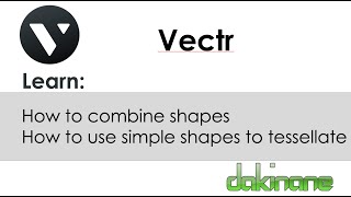 Using Vectr to create irregular shapes for tessellating [upl. by Sedruol875]