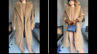 Teddy coat Max Mara styling [upl. by Eiryk557]