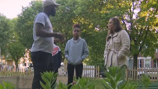 How a Chicago police officer plans to use a garden to keep youth away from violence [upl. by Eniawtna144]