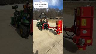 John Deere 1025r Ditch Bank Mower tractor johndeere [upl. by Adena]