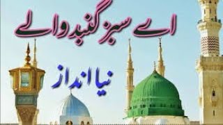 Aye Sabz Gumbad Wale Manzoor Dua Karna Lyrics viral naat islam [upl. by Artinad779]