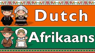 DUTCH amp AFRIKAANS LANGUAGES [upl. by Kynthia]