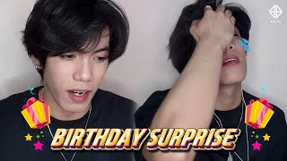 Stell Birthday Surprise  Reaction Video Prank [upl. by Galven270]