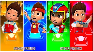 Team Ryder 🥰  Ryder 🆚 Ryder 🆚 Ryder 🆚 Ryder  PAW Patrol 🎶 Tiles Hop EDM Rush [upl. by Amati]