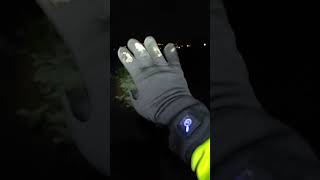 Erster Test beheizbare dünne Handschuhe im Winter Joggen und Radfahren im Winter [upl. by Osy96]