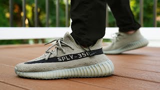 The BEST New YEEZY Adidas YEEZY 350 V2 Granite REVIEW [upl. by Jaynell]