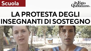 Scuola Insegnanti di sostegno contro il decreto 71quotÈ un condono noi specializzati TFA vessatiquot [upl. by Dyolf]