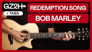 Redemption Song Guitar Tutorial Bob Marley Guitar Chords  Strumming [upl. by Atsira151]