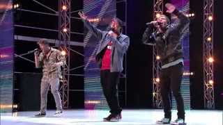 THE X FACTOR USA 2012  Emblem 3s Audition Sunset Boulevard [upl. by Koorb334]