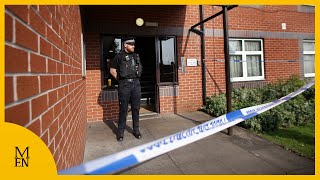 Investigation launched after man stabbed at block of flats [upl. by Acino]