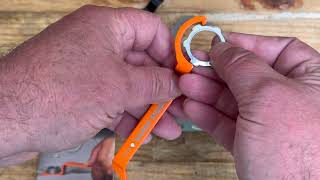 How to use the Klein Lock Nut Wrench 50900R [upl. by Azeel347]