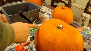 How to make a Jack OLantern  A detailed step by step How To Carve a Pumpkin  Halloween guide [upl. by Faina]