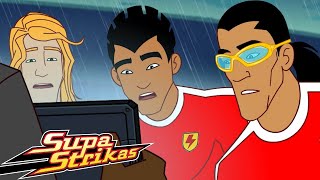 Cheese Lies amp Videotape  SupaStrikas Soccer kids cartoons  Super Cool Football Animation  Anime [upl. by Jorry]