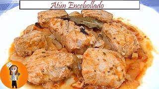 Atún Encebollado  Receta de Cocina en Familia [upl. by Lenna228]