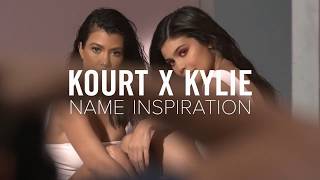 KOURT X KYLIE The Meanings Behind the Names [upl. by Nosak]