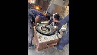 sand mould casting part 2 [upl. by Nordek]