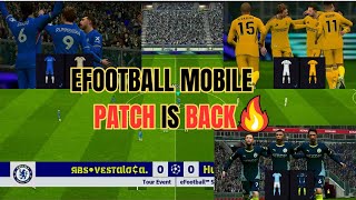 PATCH EFOOTBALL MOBILE 2024 IS BACK 🔥🔥🔥 HERE THE TUTORIAL FOR INSTALL PATCH [upl. by Eecak]