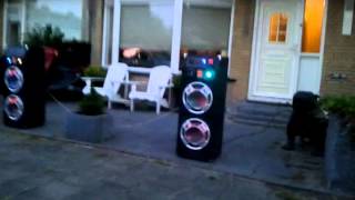 Waking up the neighbours very loud PMPO1500W [upl. by Cobby751]