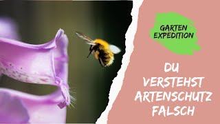 Du verstehst Artenschutz falsch  Gartenexpedition naturgarten [upl. by Hametaf]