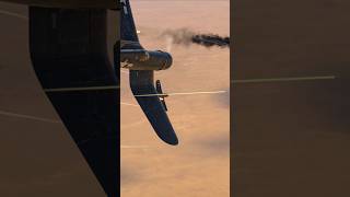 Get up close with two Corsairs as they dive onto an Axis aircraft unleashing their machine guns [upl. by Melessa]