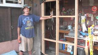 How to build a swing out garage door [upl. by Barker]