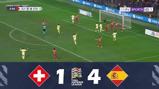 Svizzera contro Spagna 14  UEFA Nations League 202425  Highlights della Partita [upl. by Hawger]