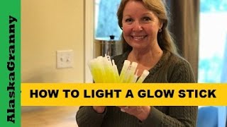 How to Light a Glow Stick How To Use Glow Sticks [upl. by Oicangi]