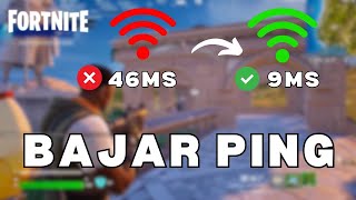 Como BAJAR EL PING en Fortnite pc 2024 [upl. by Paxton]