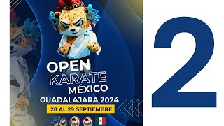 DAY 1  TATAMI 2  OPEN KARATE MEXICO GUADALAJARA [upl. by Tsugua]