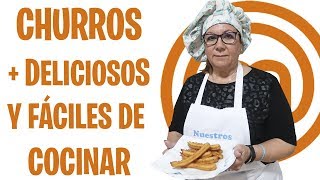 LA RECETA DE CHURROS DEFINITIVA  fácil  Porras caseras [upl. by Arabelle]