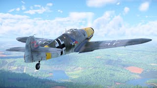 BF109 G6  Air Realistic Battles  War Thunder Gameplay 1440p 60FPS [upl. by Suckram]