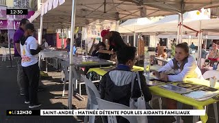 Une matinée festive pour faire connaître le travail des aidants familiaux [upl. by Llevol]