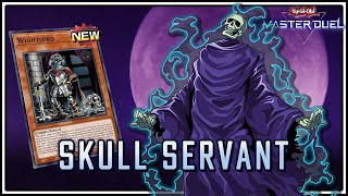 Skull Servant  New Support Wightlord is just N rarity card Yugioh Master Duel [upl. by Eylsel94]