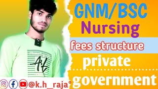 GNM amp BSc Nursing Private College Fees Structure  Detailed Breakdown 2024 [upl. by Bille]