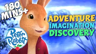 Peter Rabbit  3 Hours of Adventure Imagination amp Discovery  Cartoons for Kids [upl. by Norac506]