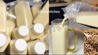 The secret in making LONG LASTING SOY MILK for commercial amp personal usage soya milk recipe [upl. by Nolte]