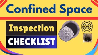 Confined Space Entry  Safety Inspection Checklist  Confined Space Hazards safetyfirstlife entry [upl. by Airlia]