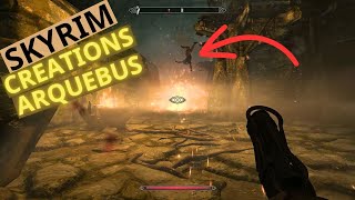 Skyrim Anniversary Edition Creations Paid Mods Showcase  Arquebus Skyrim Has Guns [upl. by Gensler309]