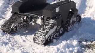 J5 Rover Snow Demo with Tracks [upl. by Chris634]