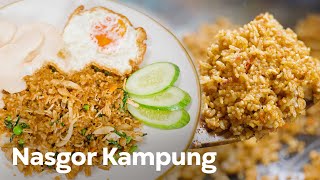 BUMBUNYA HARUS MEDOK  RESEP NASI GORENG KAMPUNG PAKE TERASI [upl. by Nirot]