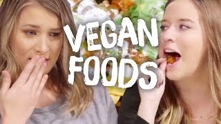 9 Vegan Foods Tasted For The First Time Cheat Day [upl. by Eniger]