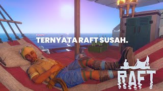 Raft  Pertama main langsung hard mode  Raft Survival Indonesia [upl. by Lucio717]