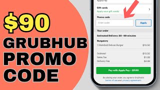 2024 UPDATE Grubhub Promo Code for 90  New Working Grubhub Coupon Codes [upl. by Moffitt]