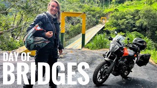 S5 🌎 Ep10 🛵 Epic ride in Ecuador bridges views and some random thoughts [upl. by Eltrym]