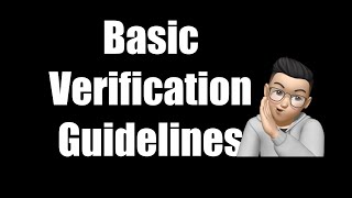 Basic Verification Guidelines  System Verilog [upl. by Eerased]